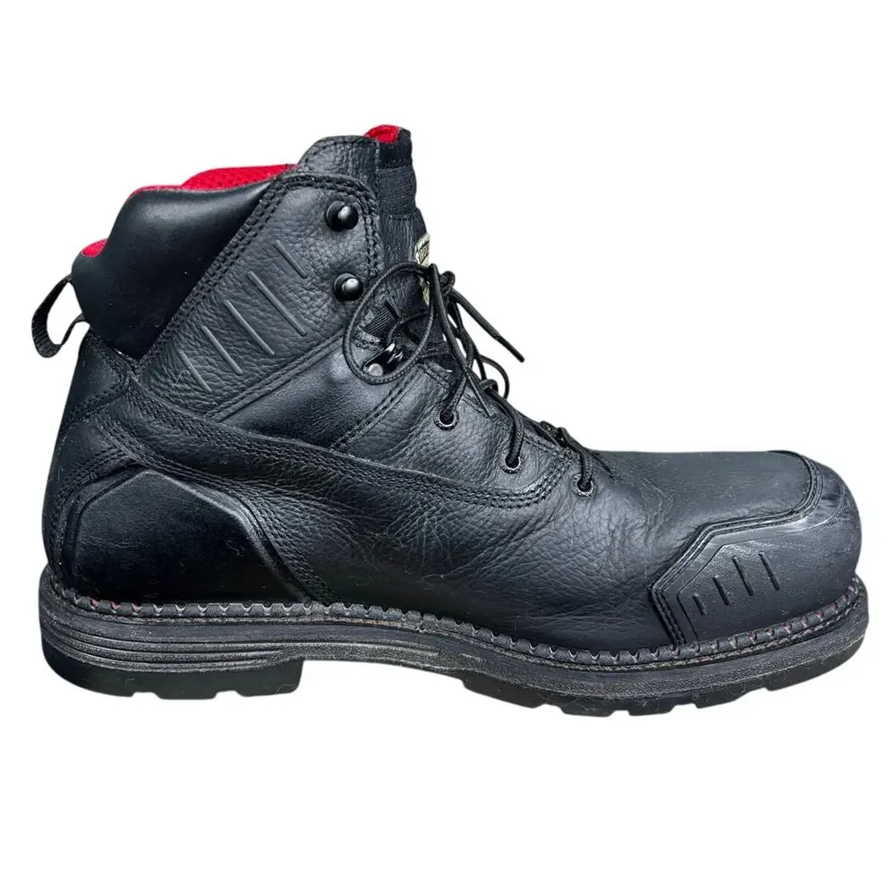 Irish Setter By Red Wing Edgerton XD Black Waterproof Safety Toe Boot Size15